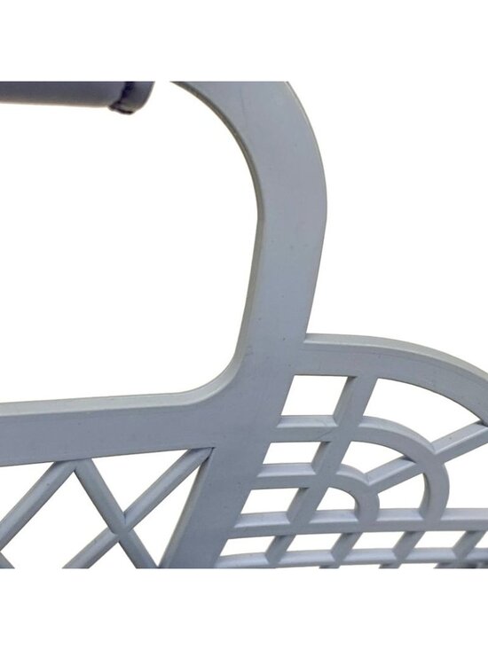 Fendi Tote Basket Small Light Blue Leather - Picture 11 of 15